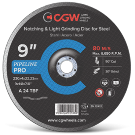 Cut Off And Grinding Discs For Pipeline